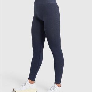 Navy High-Waisted Leggings